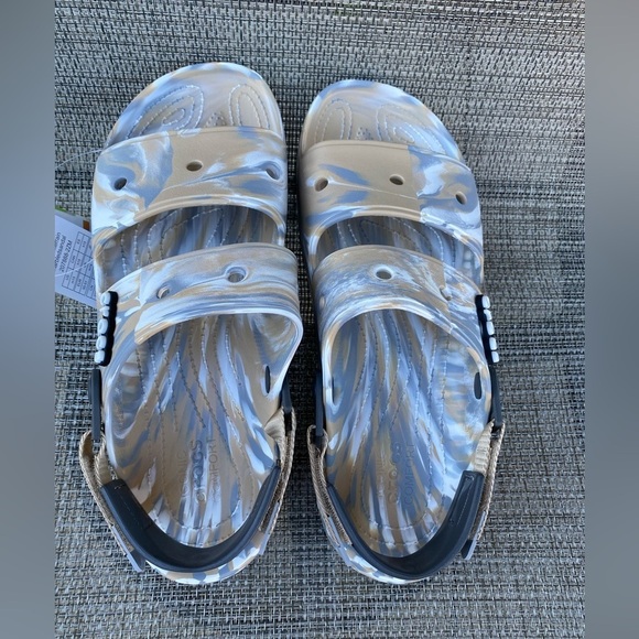 Crocs Classic All-Terrain Sandal Chai/Multi Marbled Tie-Dye Men\'s Size 15 main image 10